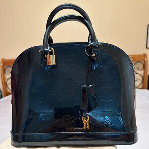 LOUIS VUITTON  Blue Nuit Vernis Galeria PM